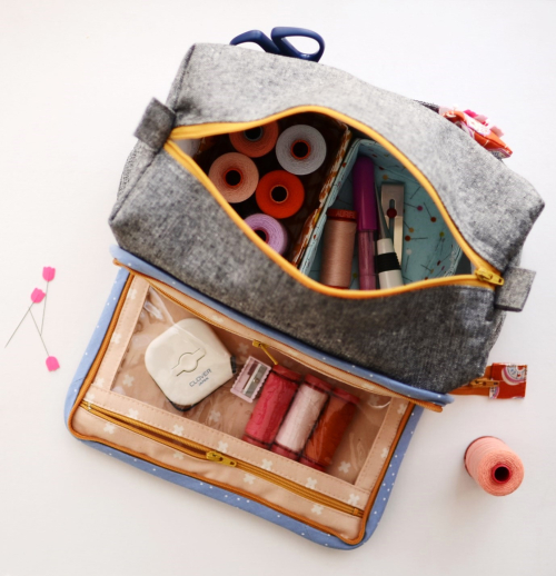 All in one box pouch by aneela hoey aerial view