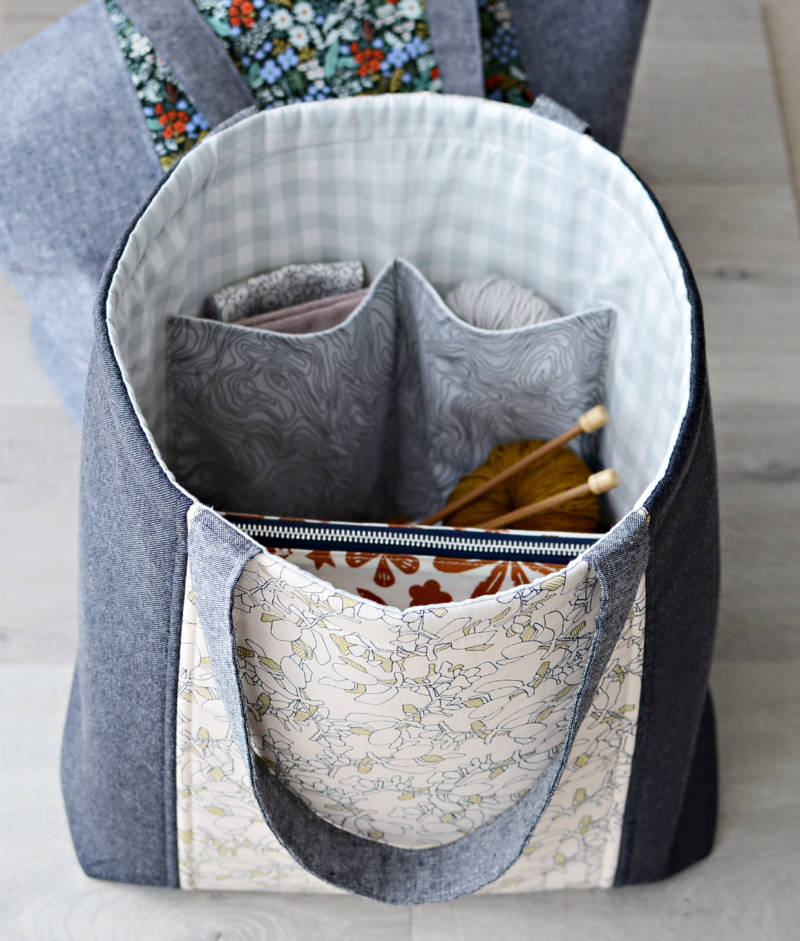 Easy tote outlet pattern